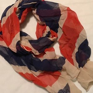 Vintage sheer silk scarf